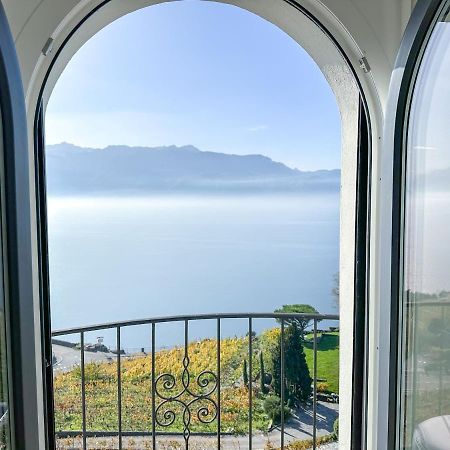 Room With 360° View Overlooking Lake Geneva And Alps Puidoux Exterior photo